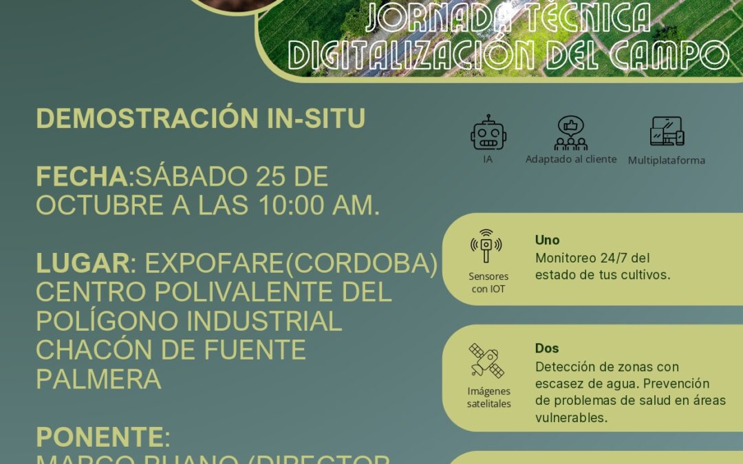 Sanzar en ExpoFare Córdoba: Demostración en vivo de nuestra solución agritech